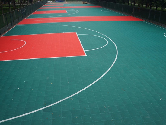 悬浮式拼装地板篮球场