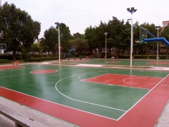 硅PU篮球场
